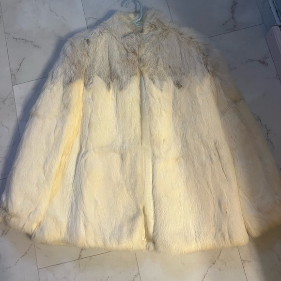 Sergio Valente Rabbit fur coat - Picture 2 of 5